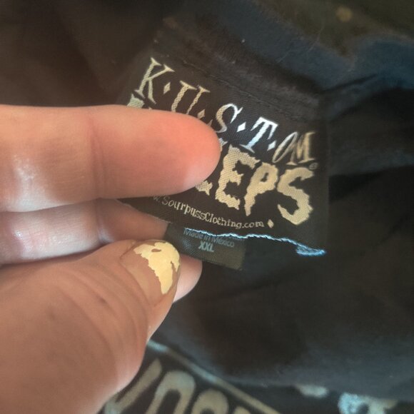 Hot Topic Kustom Kreeps Monster vintage Y2K  tee size 2xl UNISEX - Picture 3 of 6